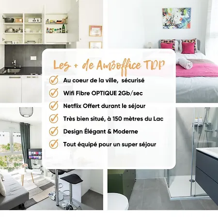 公寓 Am3office With Contactless Check-in Near 拉图尔德佩